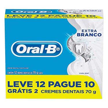 Imagem de Creme Dental Oral-B Extra Branco Leve 12 Pague 10 70g, Oral B