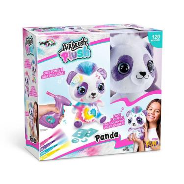 Imagem de Pelucia -  Airbrush Plush - Panda Para Pintar - Style 4 Ever - F0115-4 BARAO