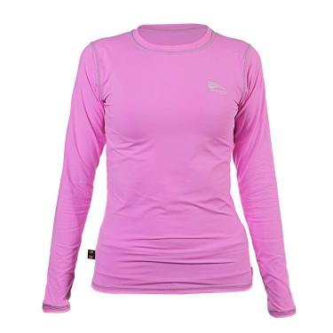 Imagem de Camiseta Praia Sol Piscina Proteção Solar UV 50+ - Adulto Feminina : Rosa Sorvete , Tam:: P , Unid