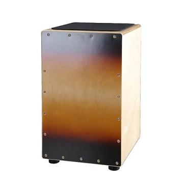 Imagem de Cajon - Caixa de madeira tambor de mão para guitarra interna cordas de aço com bolsa instrumento de percussão profissional para adultos e iniciantes (F)