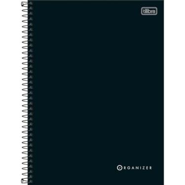 Imagem de Tilibra - Caderno CD Universitário Organizer 80F, Multicor