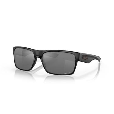 Imagem de Óculos de sol quadrado de duas faces OO9189 masculino da Oakley, preto fosco/preto Prizm, 60 mm