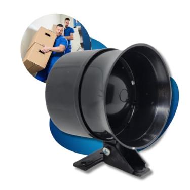 Imagem de Sirene Para Alarme Residencial Bivolt 110v220v 6 Tons Com 125dB