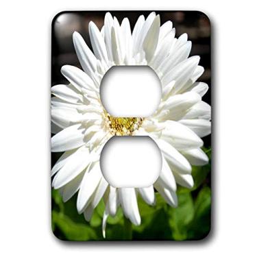 Imagem de 3dRose Capa para saída de flores de margarida Gerbera brancas lsp_29221_6, multicolorido