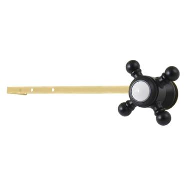 Imagem de Kingston Brass KTBXD0 Buckingham Alavanca universal para tanque de vaso sanitário de montagem frontal ou lateral, preto fosco