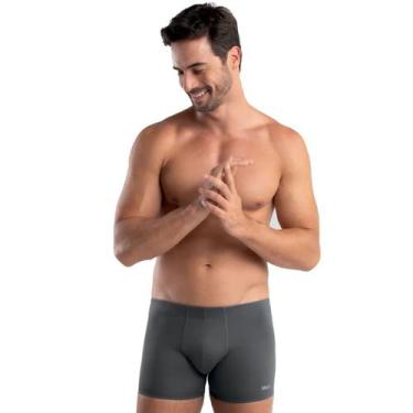 Imagem de Cueca Boxer Mash 170.30 Toque Gelado Cós Elástico Poliamida, Chumbo, G