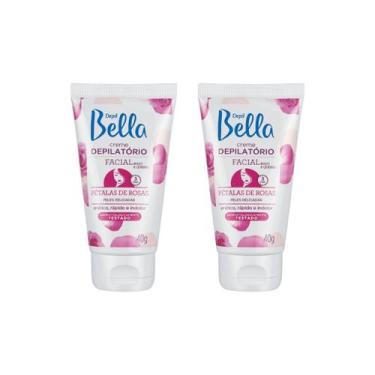 Imagem de Creme Depilatorio Depil Bella Facial Petala de Rosas 40g-2un