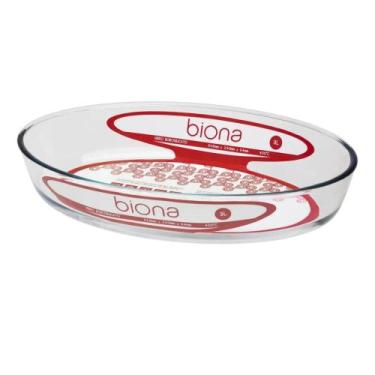 Imagem de Kit 8 Assadeiras De Vidro Refratário  Biona 3L