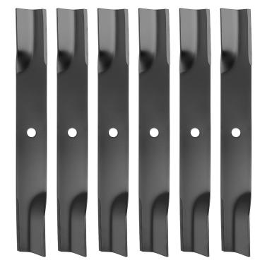 Imagem de Ecreban 110-6837-03 Lâminas para cortador de grama Toro TimeCutter 127 cm, lâminas de alta elevação compatíveis com Toro Z5000 SS5060 trator de equitação de cortador de grama de giro zero de 127 cm