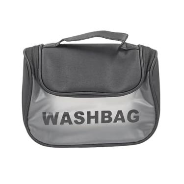 Imagem de Necessaire Feminina Viagem Gancho Mala Organizadora Pendurar (Preto)