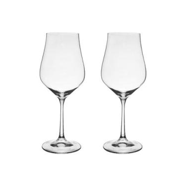Imagem de Taça de Cristal Bohemia Para Vinho Branco 350 ml Tulipa 2 Peças - Bohe