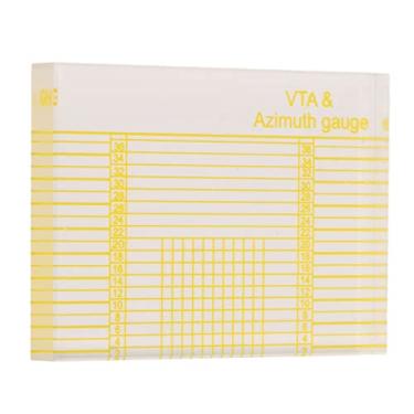 Imagem de 1L51 Régua de azimute para ajuste de cartucho Tonearm VTA, acrílico transparente, acessório de reprodutor de música compacto e portátil