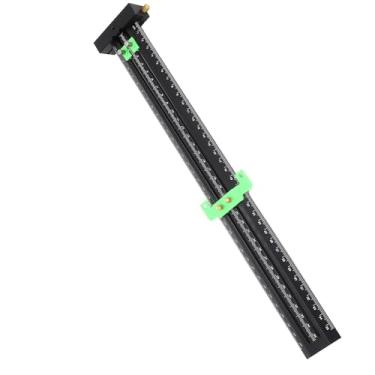 Imagem de Régua de Desenho de Linha Quadrada T, Posição Rápida, Não Deslizamento Metal T Régua Quadrada Escalas Claras para Uso Industrial (Verde)