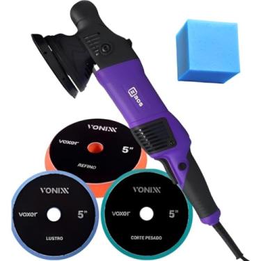 Imagem de Politriz Roto Orbital Zacs 5 110v + Boinas 5 Vonixx Corte Refino Lustro
