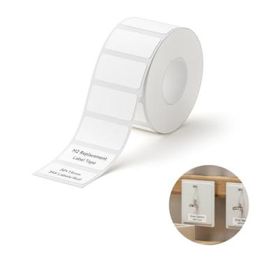 Imagem de NIIMBOT Etiquetas de transferência térmica M2, apenas para etiquetadoras M2, longo tempo de armazenamento, para pequenas empresas, roupas, logotipo, frasco, etiquetagem de endereço, fita de etiqueta