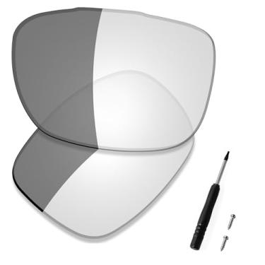 Imagem de SAUCER Lentes de substituição premium para óculos de sol Oakley TwoFace OO9189 | TwoFace Low Bridge Fit OO9256 High Defense - Ativado por Fotocromática