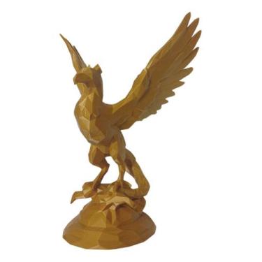 Imagem de Escultura Fênix 3d Decorativa Impressão Alta Qualidade 25cm - Atual Co