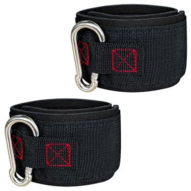 Imagem de TheFitLife Acessórios de faixas de exercício e resistência - acessório para faixas de treino, faixas de puxar, máquinas de cabo, equipamento de exercício de treinamento de força (tiras de tornozelo)