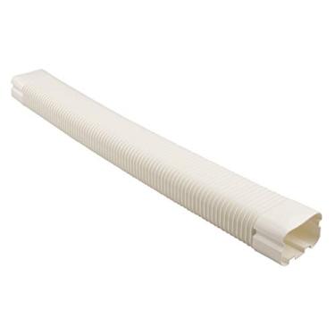 Imagem de LBG Products Tubo flexível de 10 cm, acessórios de kit de tubulação decorativa de PVC para ar condicionado central, bomba de calor, mini divisão sem dutos