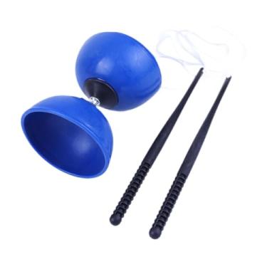 Imagem de Yunhgft Conjunto de Ioiô Chinês Diabolo, Ferramenta de Malabarismo Ideal com Bastões E Cordas para Todas As Idades, Blue L
