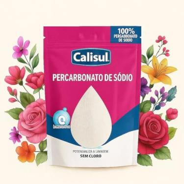 Imagem de Percarbonato de Sódio 1kg Limpeza Produnda Remove Manchas das Roupas Brancas e Coloridas Alvejante Sem Cloro