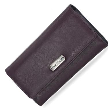 Imagem de Nautica Money Manager Carteira feminina RFID, Plum, One Size