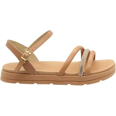 Imagem de Sandália Plataforma Moleca Tira Strass Cintilante Feminina