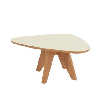 Imagem de Mesa de Centro Orgânica Tb612 Nature Off White/Freijó - Dalla Costa