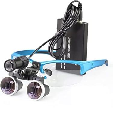Imagem de Lupa Dental Portátil Com Filtro De Clipe Farol 2.5x/3.5x Óculos Ópticos De Lupa Binocular Dental Para Trabalho Próximo, Odontológico, Cirúrgico, Joalheiro Ou Hobby, Silver, 2.5X