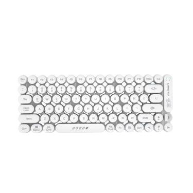 Imagem de Teclado sem fio para jogos Multi-dispositivo Bluetooth e 2.4g Para Cel