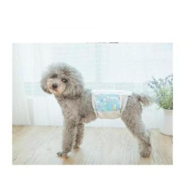Imagem de Fraldas para cães calças de segurança para cães calcinha de cachorro d