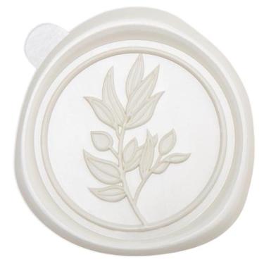 Imagem de Adesivos Ponatia Ivory Wax Seal, 50 unidades, autoadesivos de 3 cm