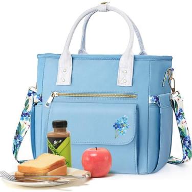 Imagem de Lancheira GLORIEROO Deluxe isolada 28x17x25cm à prova de vazamentos