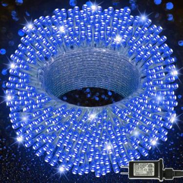 Imagem de Luzes de corda LJLNION 300 LED 30m azul impermeável 110V