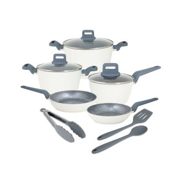 Imagem de Conjunto Panelas 5 Peças Cerâmica Off-White Neuhaus