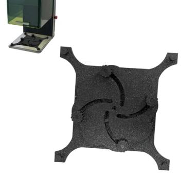 Imagem de Sevomie Kit de fixação autocentrante ajustável compatível com acessórios de gravador a laser xTool F1, ferramenta de centralização (B)