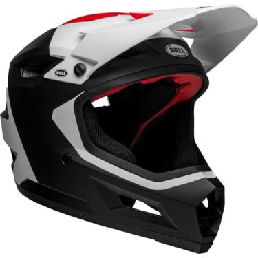 Imagem de BELL Capacete Sanction 2 DLX MIPS adulto Full Face Mountain BMX Downhill Bike - preto fosco/branco, GG