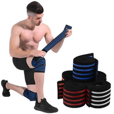 Imagem de Faixa De Compressão Para Joelho Tensor Patela Muscular Treino Joelheir