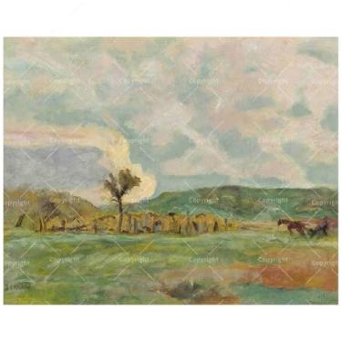 Imagem de TAOPAOLAB Kit de pintura por números Pierre Bonnard para adultos – DIY paisagem com pintura de árvore em tela 40,6 x 50 cm, conjunto de tinta acrílica para iniciantes, arte pós-impressionista para