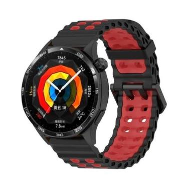 Imagem de Pulseira De Silicone De 22mm Para Huawei GT 6 Pro, GT5, GT4, GT3, Band
