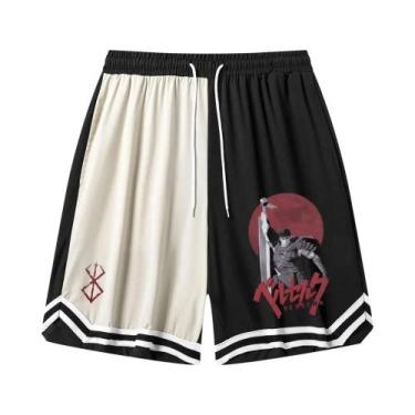 Imagem de Bermuda De Treino De Basquete Masculina De Secagem Rápida E Respirável