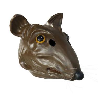 Imagem de Máscara de cosplay Mouse Head Latex Halloween Carnaval Páscoa - yiweis