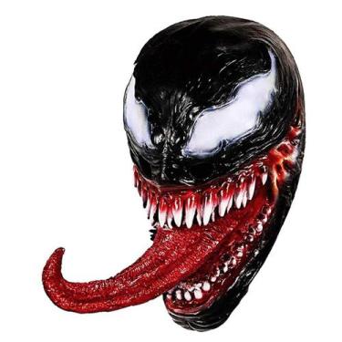 Imagem de Máscara de Halloween Venoms Cosplay Creepy Headgear Masquerade - yiwei