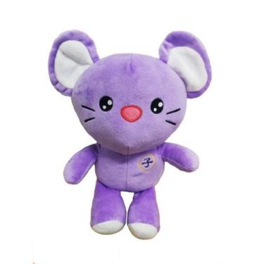 Imagem de Boneca de brinquedo de pelúcia Purple Mouse de 20 cm para crianças - y