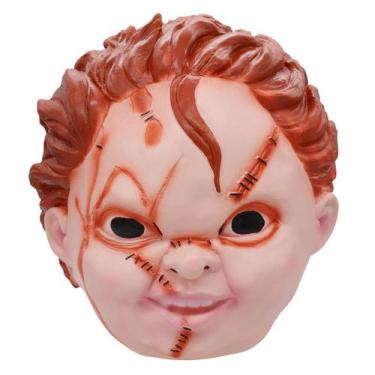 Imagem de Máscara de Halloween Cosplay Chucky's Mask Headgear Latex - yiweisai