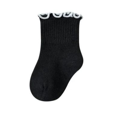 Imagem de Meias De Algodão Para Meninas, Estilo Princesa, Moda Infantil, Primave