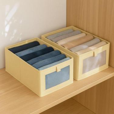Imagem de Kit 2 Caixas Organizadoras Multiuso 40x27x17cm Para Roupas e Objetos -