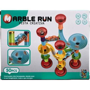 Imagem de Pista Criativa de Bolinha de Gude - Marble Run 50 Peças - Futuro