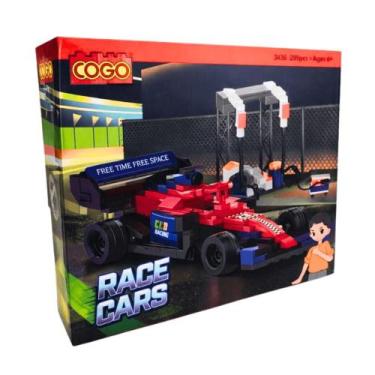 Imagem de Blocos de Montar Fórmula 1 Coleção Race Cars 286 pçs 3458 - COGO Dorém