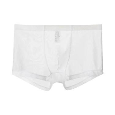 Imagem de Cuecas Transparentes De Cintura Baixa Para Homens, Lingerie Sexy E Ínt